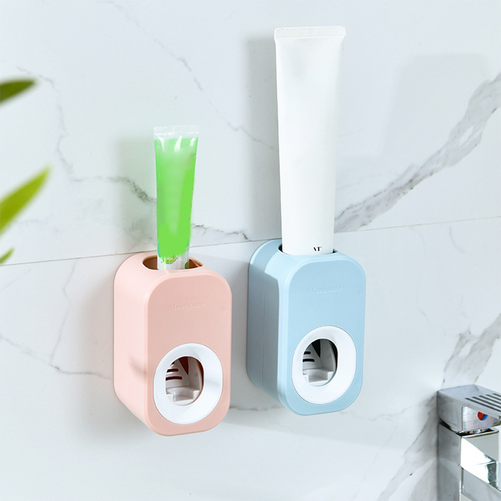 Toothpaste Dispenser Wall Mount for Bathroom Automatic Toothpaste Squeezer