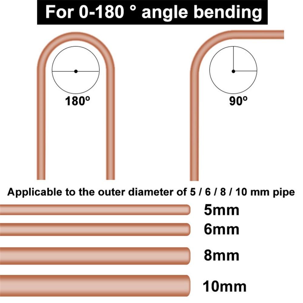 Cintreuse de tubes à quatre fentes combinées Bender-CT-369FHA 180 degrés, outil manuel de coude pour cintreuse de fibres de 5/6/8/10mm
