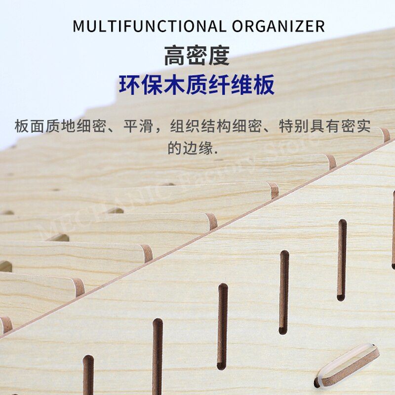 MECHANIC Multifunctional Solid Wood Storage Box cellPhone Repair Desktop Storage Rack Screwdriver Insert Tools Parts Box B12 B24