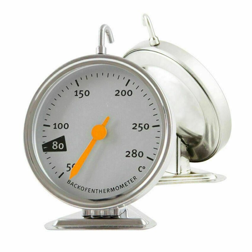 Stainless Steel Baking Oven Thermometer Kitchen Food Cooking 50-280℃ Thermomet With Timer Probe Cooking kitchen accessories