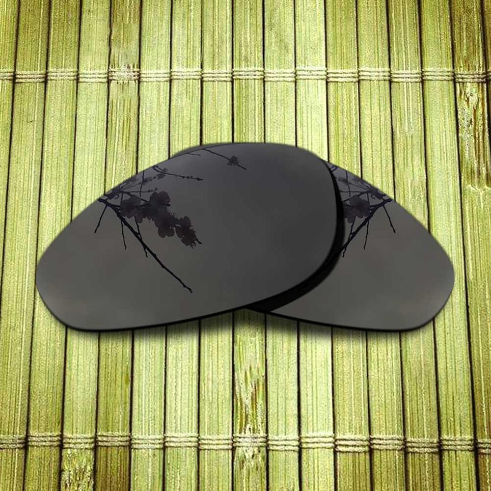Polarized Replacement Lense For-Oakley Straight Jacket 1999 Sunglasses Frame True Color Mirrored Coating - Options: Black