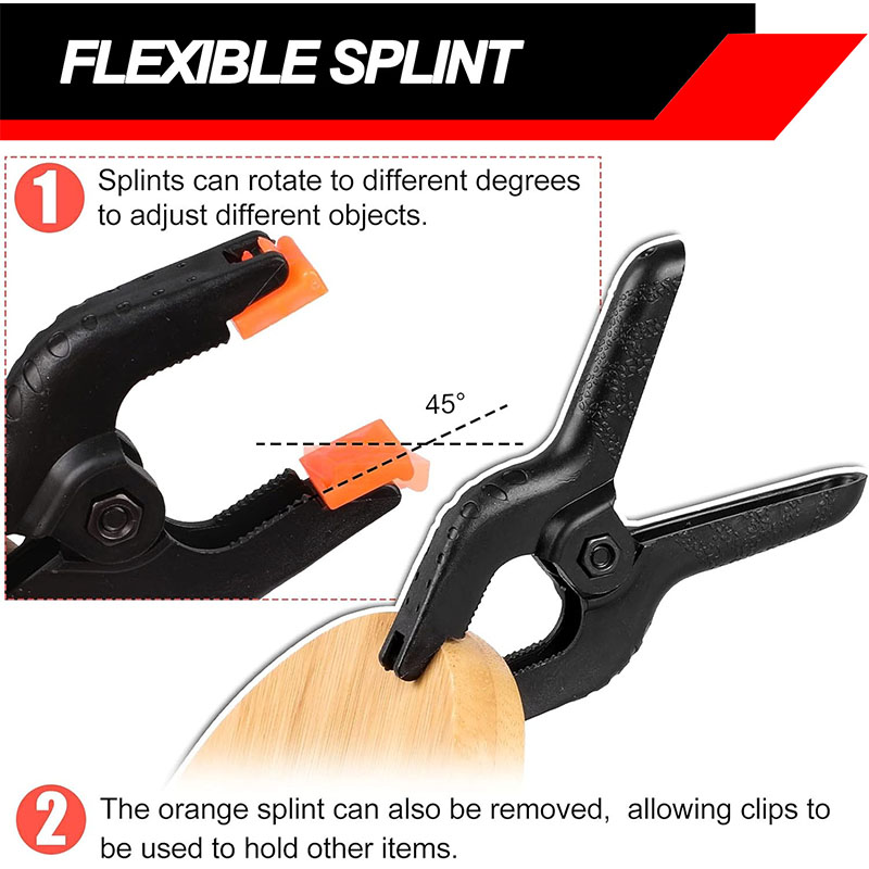 Multi-size Spring Clip Crafts Woodworking Tools Plastic Backdrop A-shaped Clip Photography Background Fixed Heavy Duty Clips