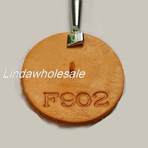 Lederen Carving Graveren Gereedschap F902/F902-2/F916/F918, metalen gereedschap, lederen postzegels: F902