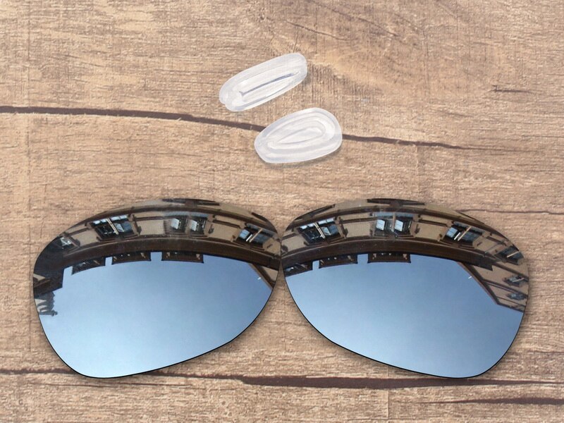 Vonxyz 20 + Scelte di Colore Occhiali Da Sole Polarizzati Lenti di Ricambio &amp; Naso Pastiglie per-Oakley Crosshair Nuovo 2012 OO4060 Telaio: Chrome Mirror
