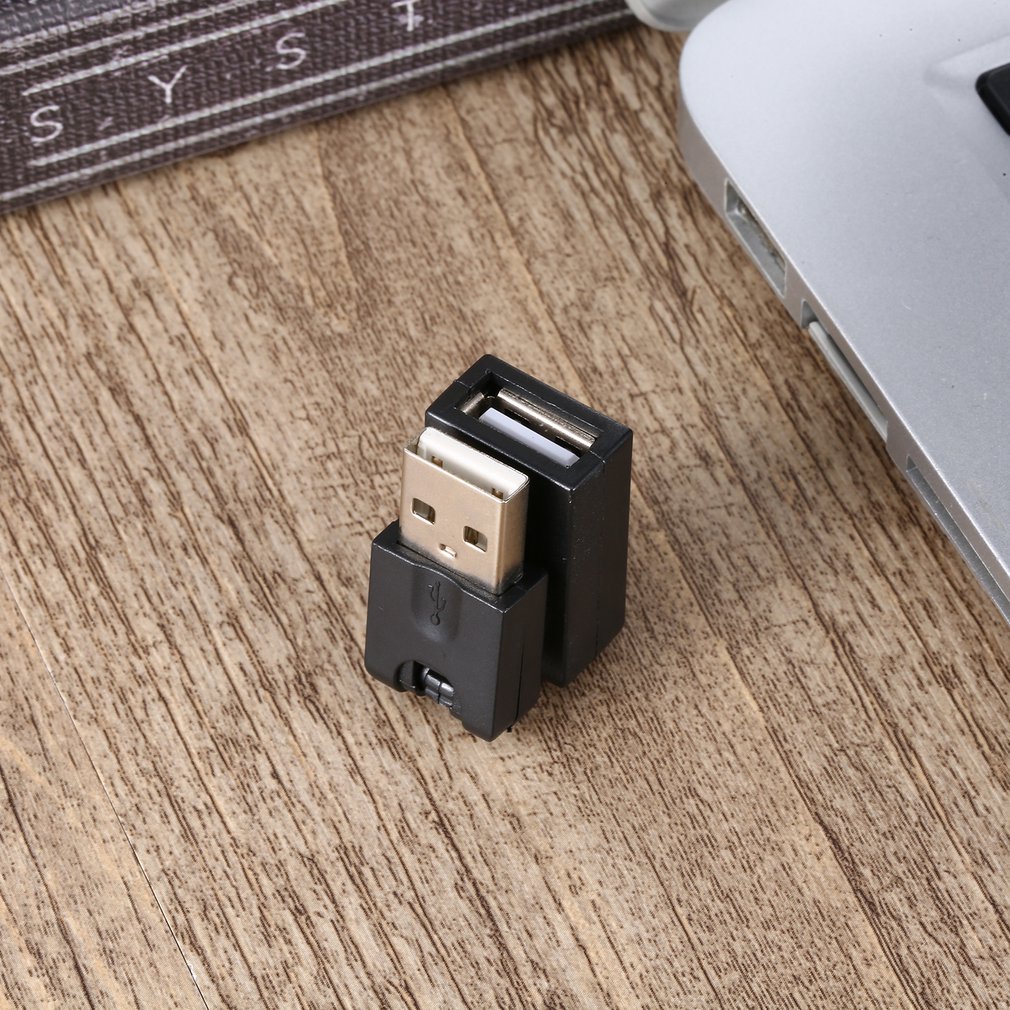 USB 2.0 Male To USB Female 360 Degree Rotation Angle Extension cable Adapter