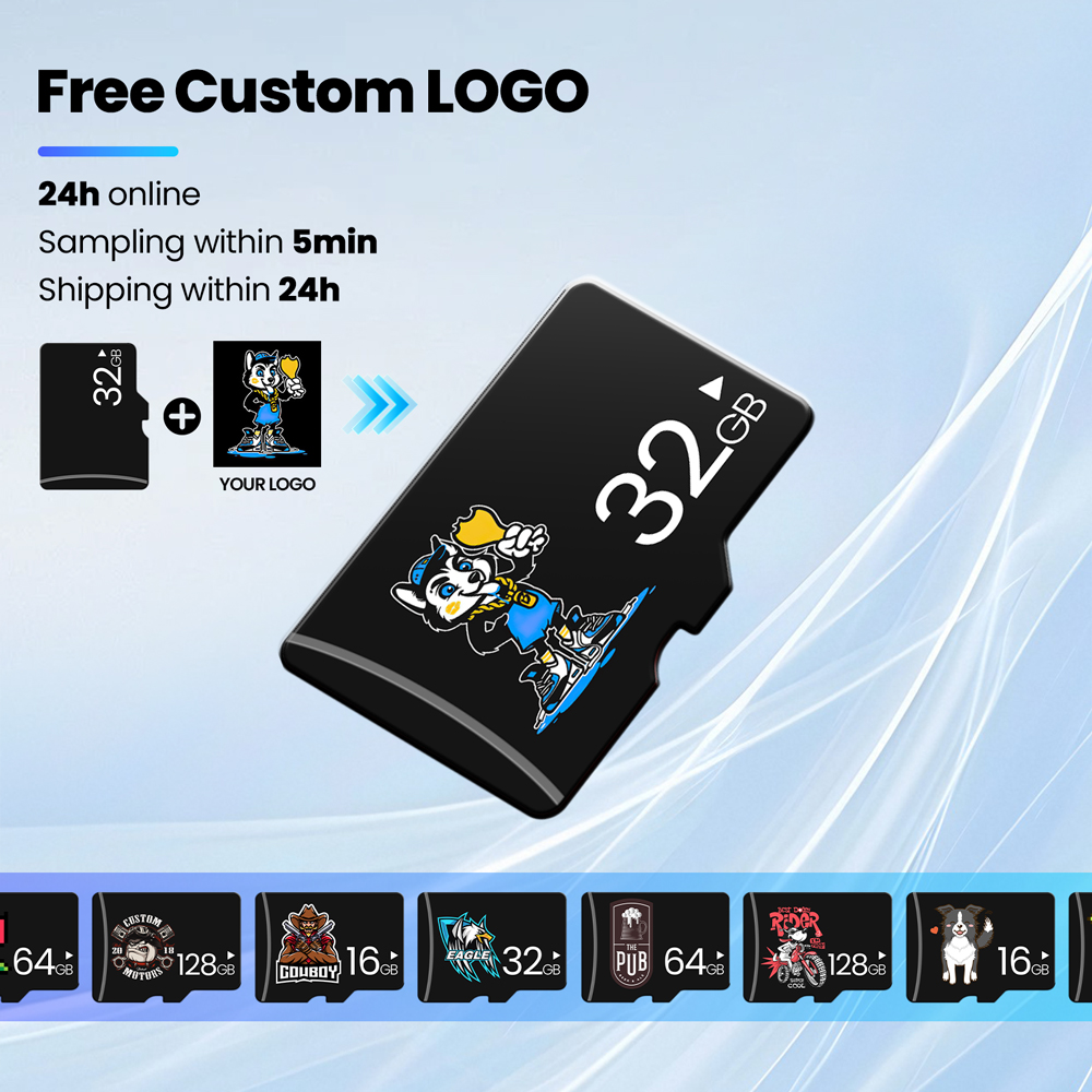 Darmowa karta pamięci mini sd z logo, oryginalna, klasa 128gb , 10 tf 32gb 64gb, 16gb, 8gb, szybka, do telefonu, tabletu, karty flash