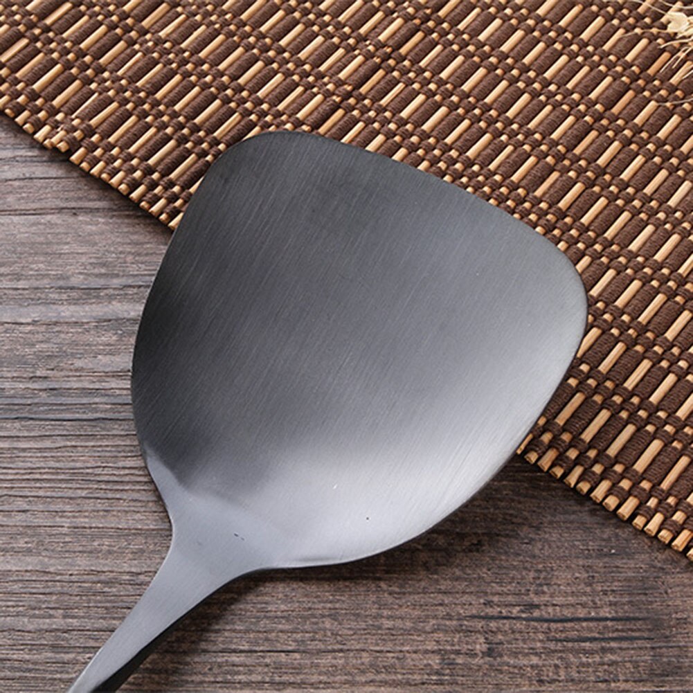 Långhandtag soppslev sked turner vägghängande bärbar rostfritt stål non-stick handtag turner/slev köksredskap