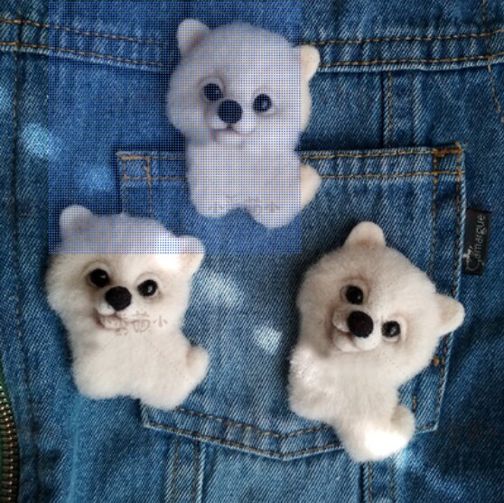 Samoye niż niedźwiedź zwierzę domowe pies broszka buldog francuski zestaw robić haftu na kanwie z włóczką filc wełniany filcowanie igłą ozdobne statki rękodzieło DIY