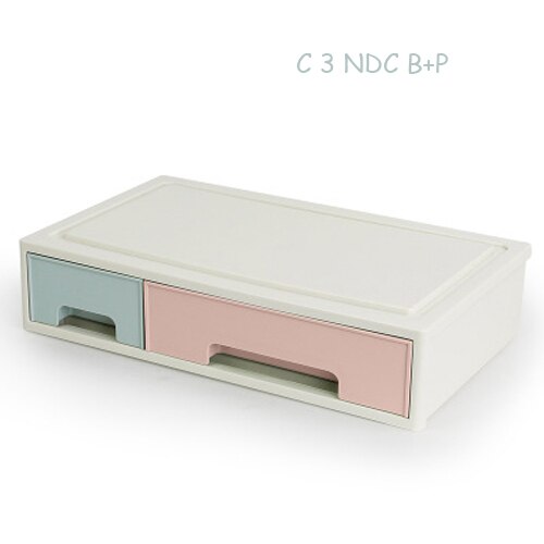 Syth skrivebord blank plast kosmetikk arrangør sminke oppbevaringsbokser søppel plast kosmetikk oppbevaringsboks mangfoldig kosmetisk arrangør: C 3