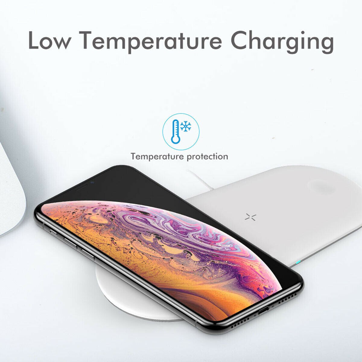 3 in 1 10w qi trådløs oplader til iphone x xs max  xr 8 plus hurtig opladning til samsung  s10 s9 s8 note 8 usb telefon oplader pad