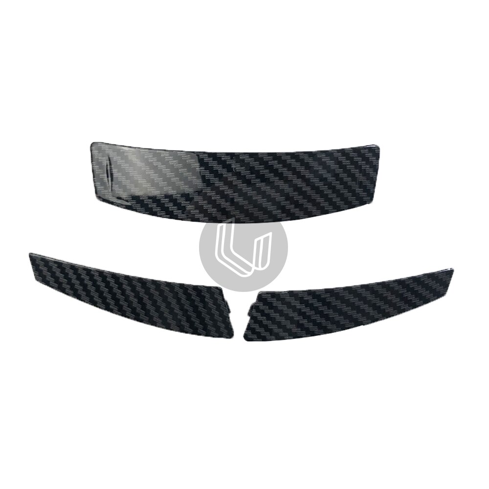 Carbon Fiber Patroon Motorfiets Achter Trim Helm Spoiler Accessoires Case Voor Shoei X14 X-14: B