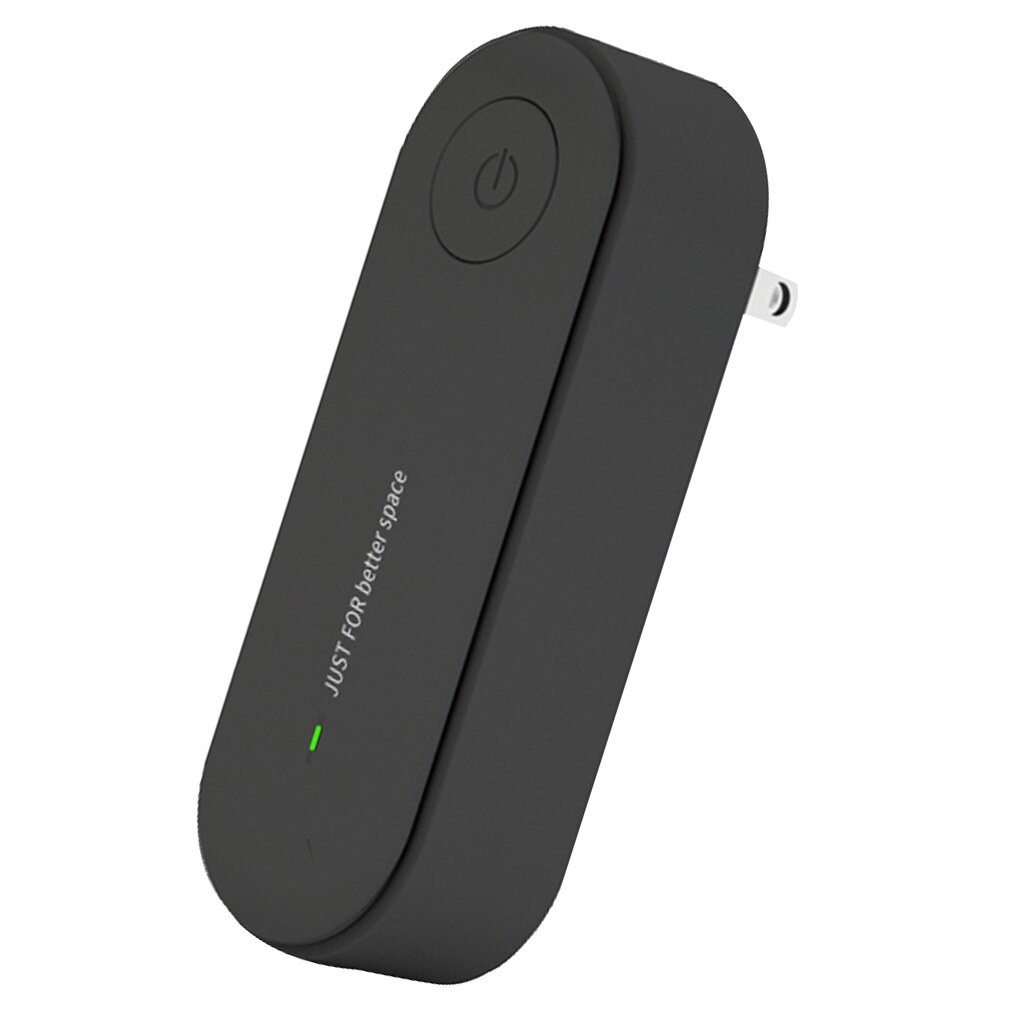 Mini Plug in Air Purifier Portable Air Freshener Air Lonizer for Office Living Room Bedroom Restroom Sauna Hotel US Plug: black