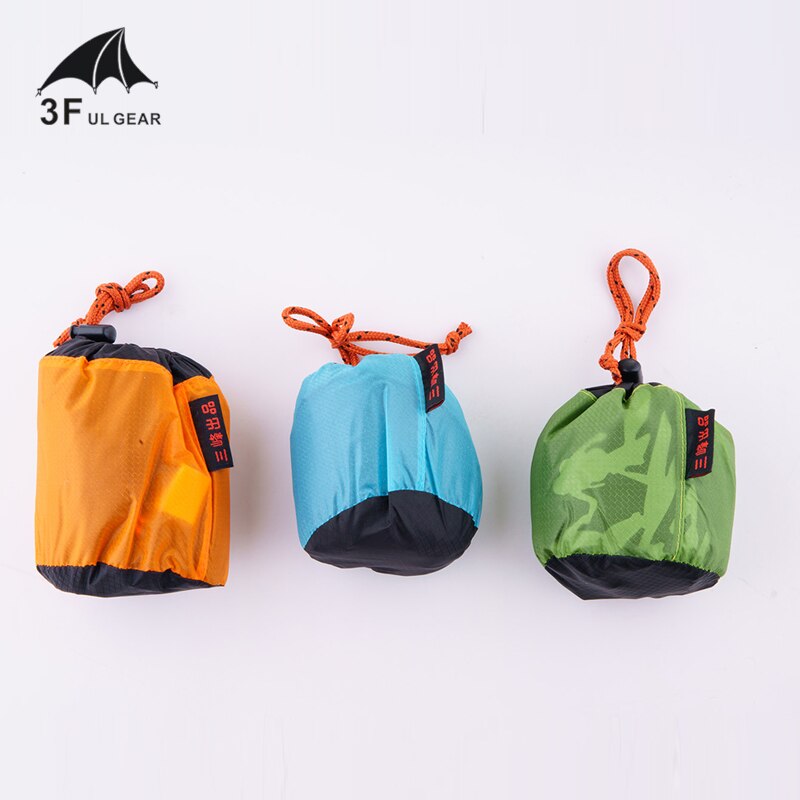 Bolsa de dormir 3F UL GEAR 30D CORDURA, bolsa de viaje al aire libre, impermeable, portátil, de comestibles