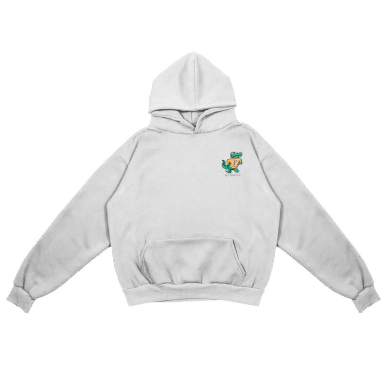 Hoodies heren grappig bedrukt winter verdikking capuchon koppels chic casual heren pullover dagelijks all-match oversize 2xl streetwear: Wit / Xl