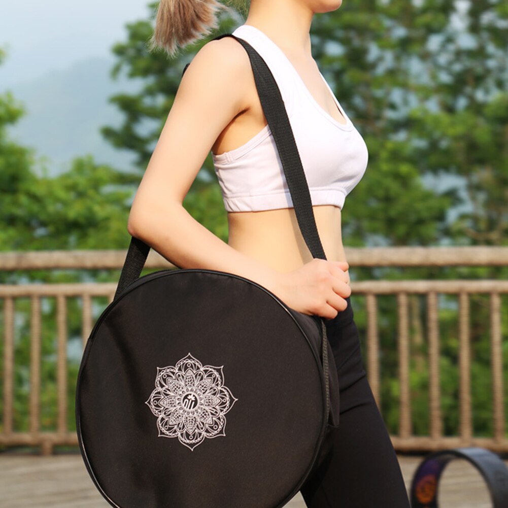 Multifunktionale umhängetasche mit zwei reißverschlüssen, bedrucktem nylon-twill, ideal für fitnessstudio, crossbody, werkzeugaufbewahrung, staubdicht, für yoga und rollen, großes fassungsvermögen