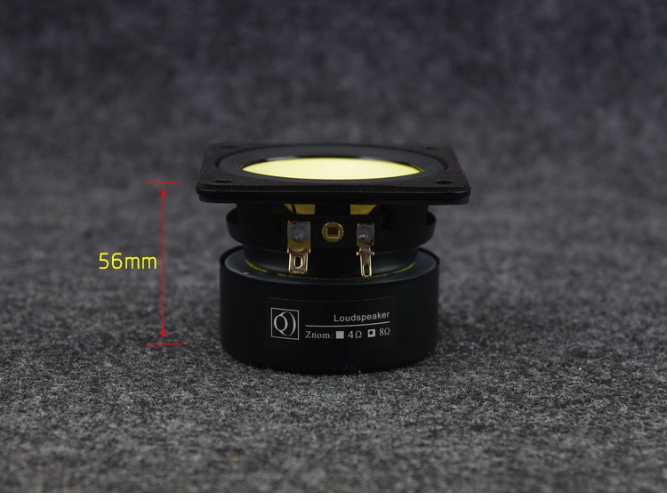 Rf -308f 25w 4 ohm 3- tums fullregister 3- tums högtalare har feber i ett steg diskant delikat mellanregister klar bas lyxhögtalare