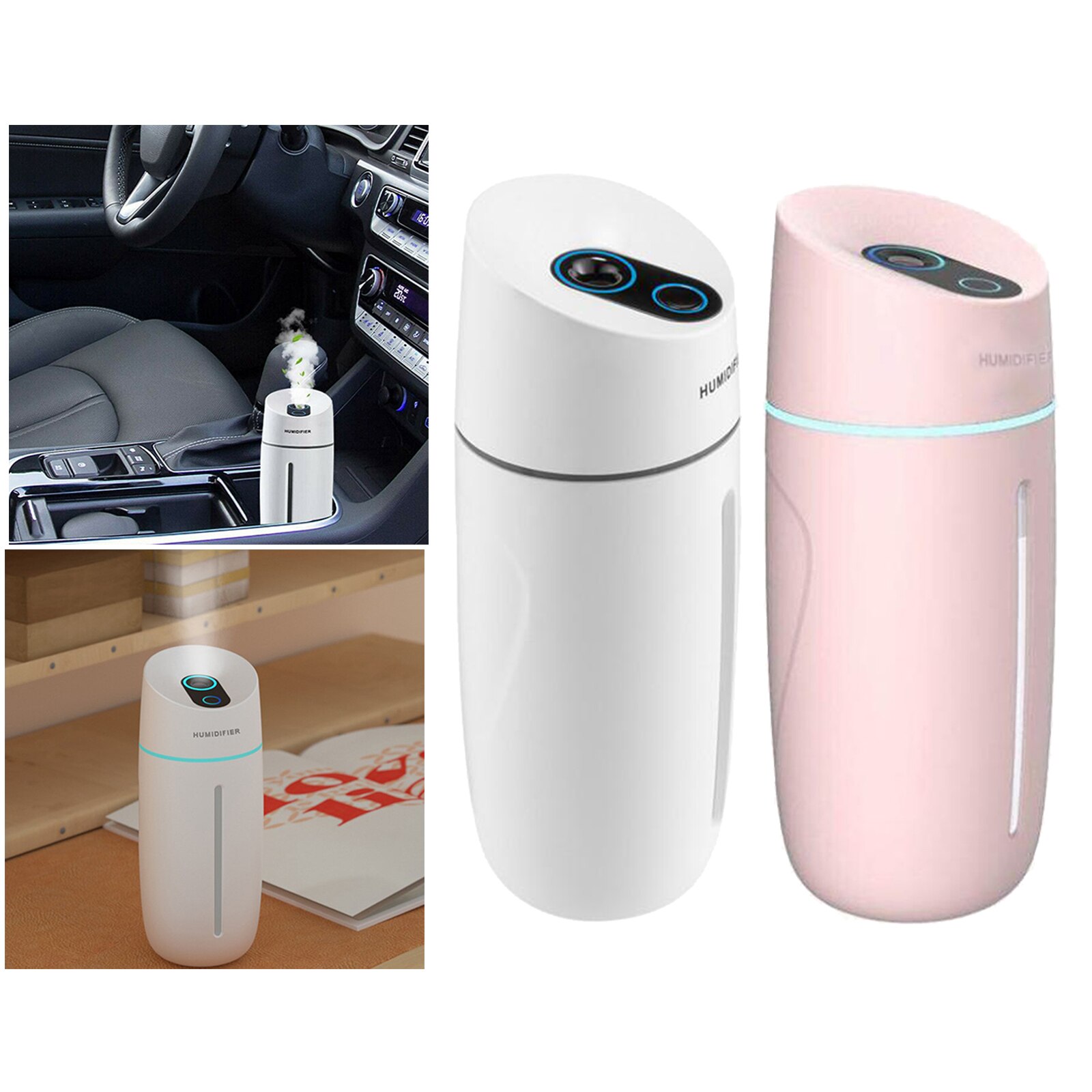 Humidifiers 260ml Humidifier Air Purifier Whisper Quiet Humidifier