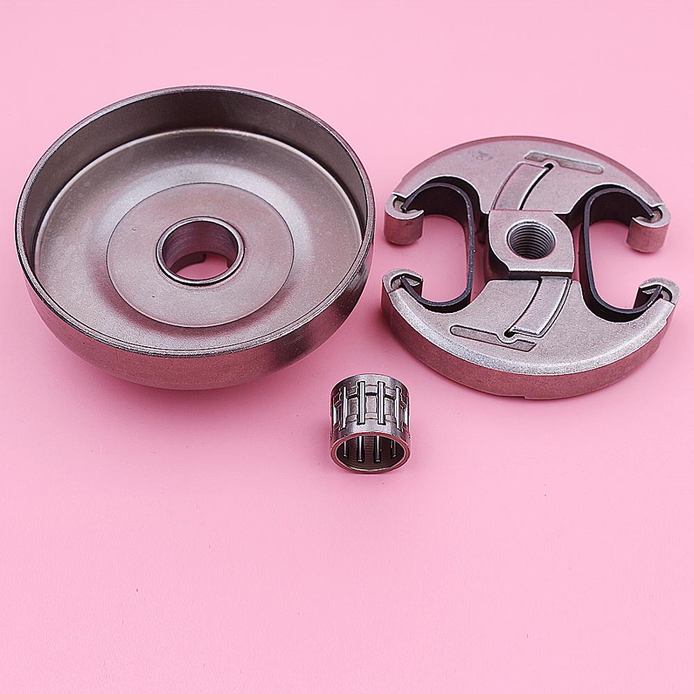 .325 7T Clutch Drum Bearing Assembly Kit For Husqvarna 455 460 Rancher Chainsaw Part 537291702, 537110503