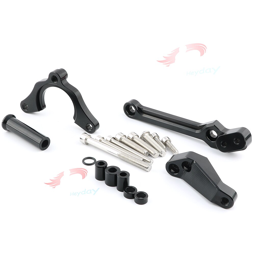 Soporte de amortiguador de pedal de aleación de titanio para motocicleta Kawasaki Z900, mango de amortiguación de dirección para motocicleta, codificación dura orientada