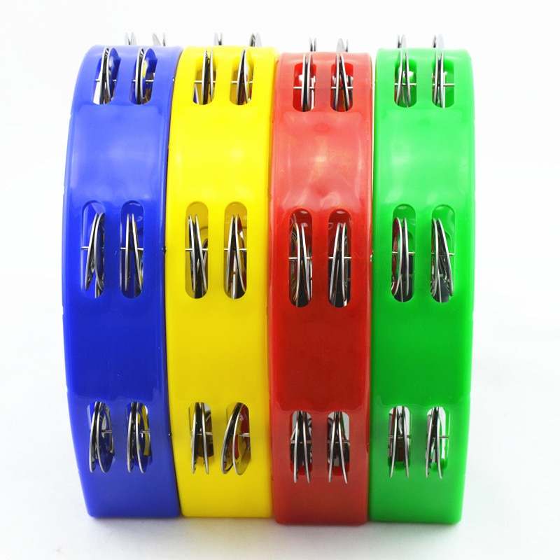 Tambourine Percussion Musical Instruments Hand Bell Double Rows Party Tambourine YS-BUY