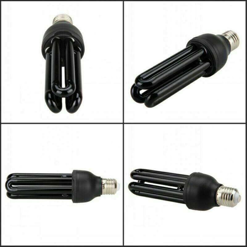 40W E27 Light UV Ultraviolet Lamp AC220V Black UV Germicidal Lamp Sterilizers Light Bulb