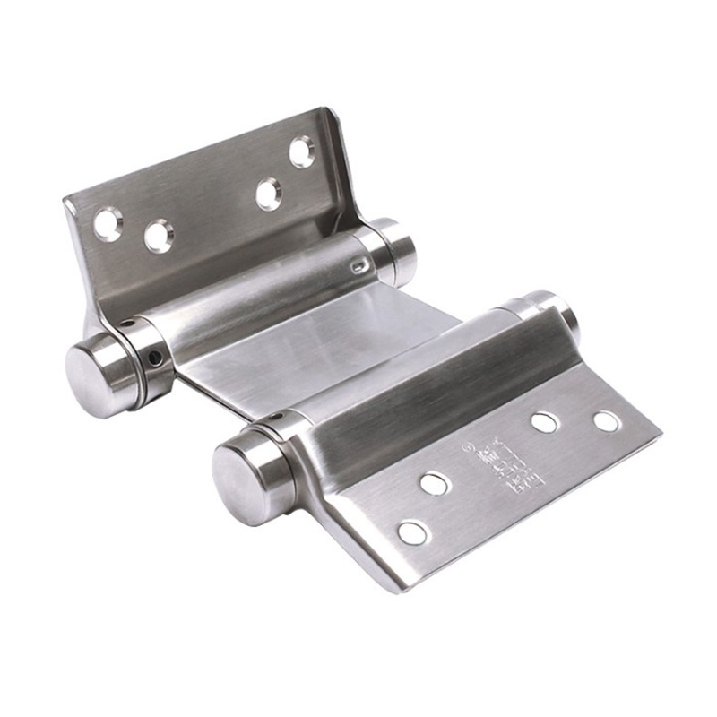 1pc Double open spring hinge Stainless steel two way free door hinge cowboy