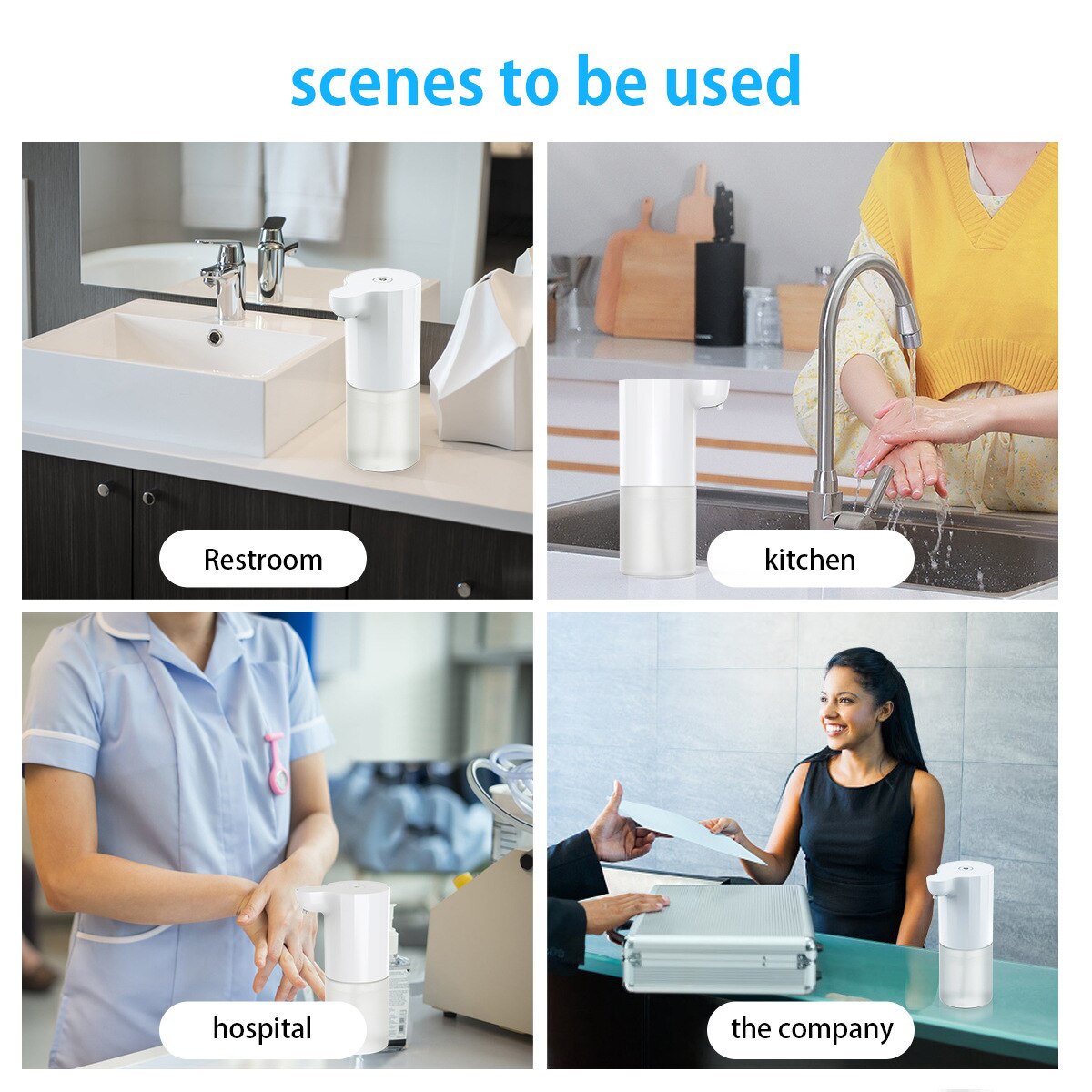 Automatic Liquid Soap Dispenser Infrared Touchless Hand Sanitizer Dispenser Desinfectant Spray Sanitizing Machine for Home