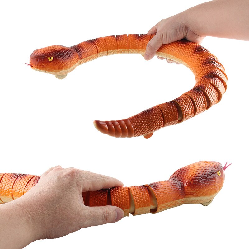 Kids Toys Remote Control Snake Infrared Remote Cntrol Python Spoof Prank Electric Cobra Children's Toys