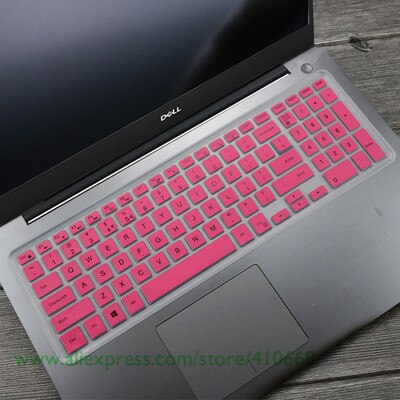 Laptop keyboard cover Protector for Dell inspiron 15 5547 15C 3000 5000 15mr 15CR 3543 15M Ins 15CR-1518L15CD 15MD 15MR M3541R: Pink