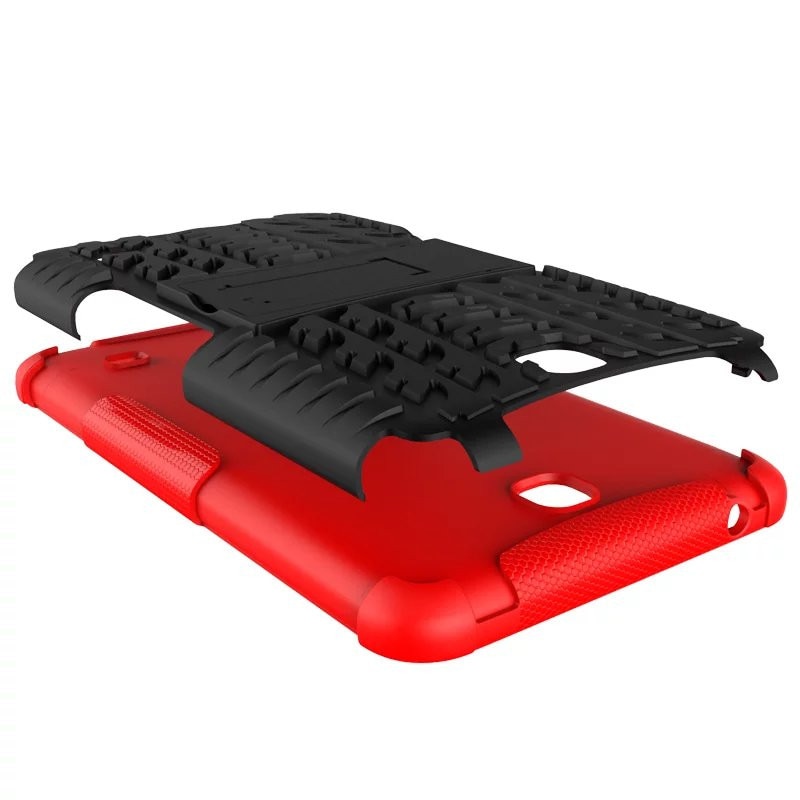 Funda de silicona para tableta Samsung Galaxy Tab 4 7,0, carcasa trasera de doble armadura con soporte, TPU + PC, T230, T231, T235, SM-T230, 7 pulgadas