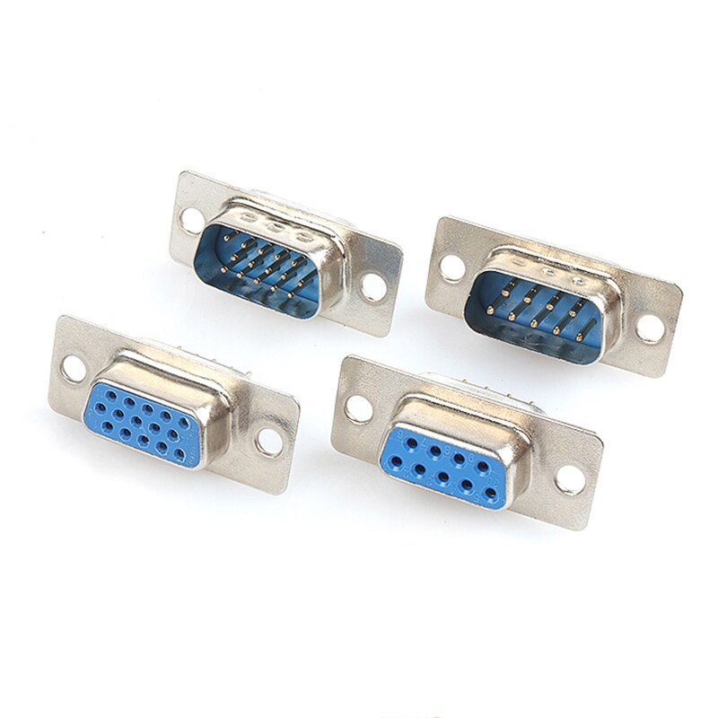 DB9 DB15 DB25 DB37 Mannelijke En Vrouwelijke RS232/9/15/25/37 Pin Db Plug Voor Lassen Plaat connectors