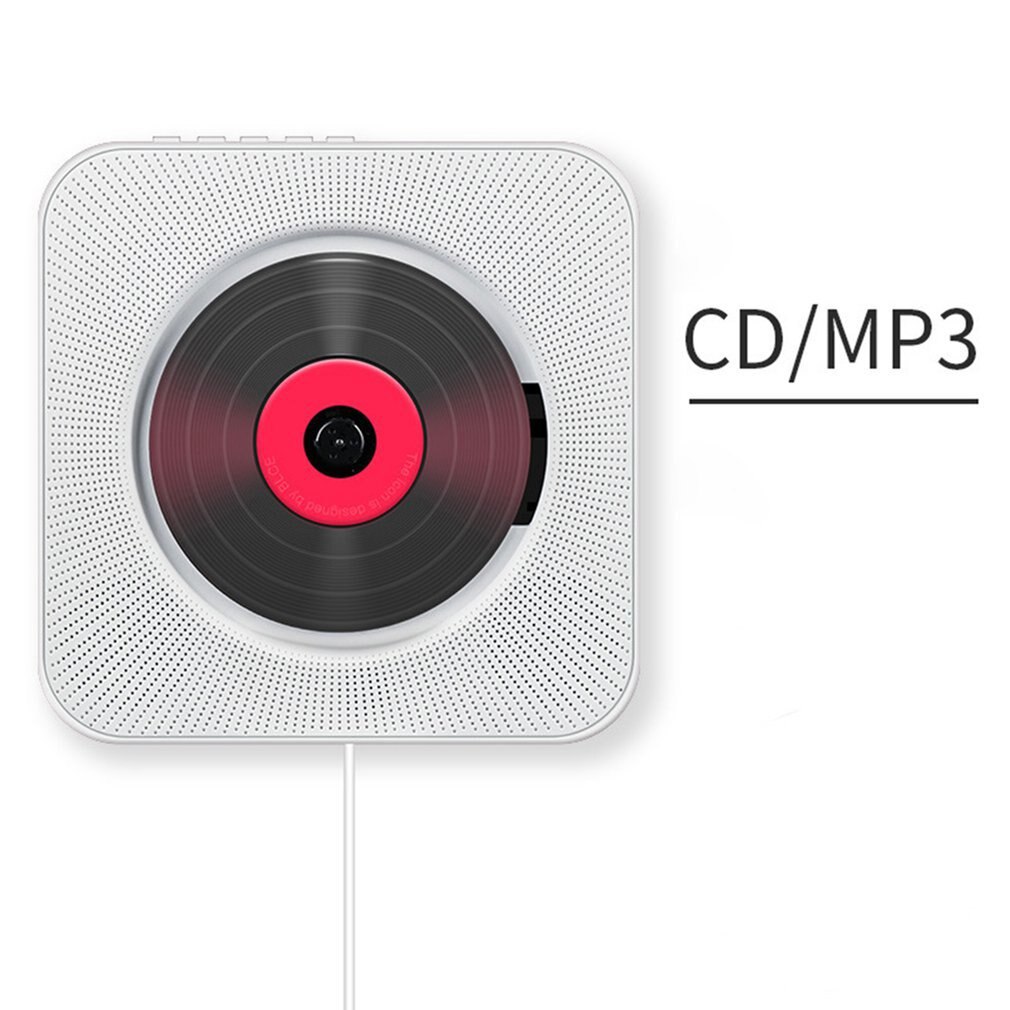Lecteur CD mural sans fil Portable maison Audio Boombox avec télécommande Radio FM MP3 USB bébé éducation prénatale