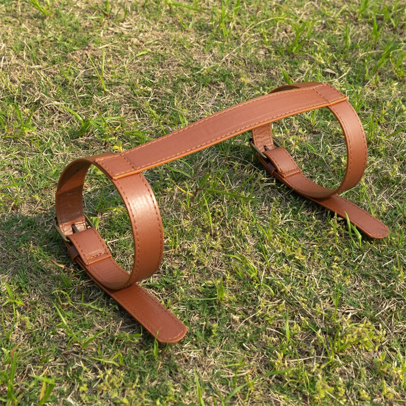 Tragbarer PU-Leder-Tragegurt Für Picknickdecken - Schwarz, Für Camping & Outdoor