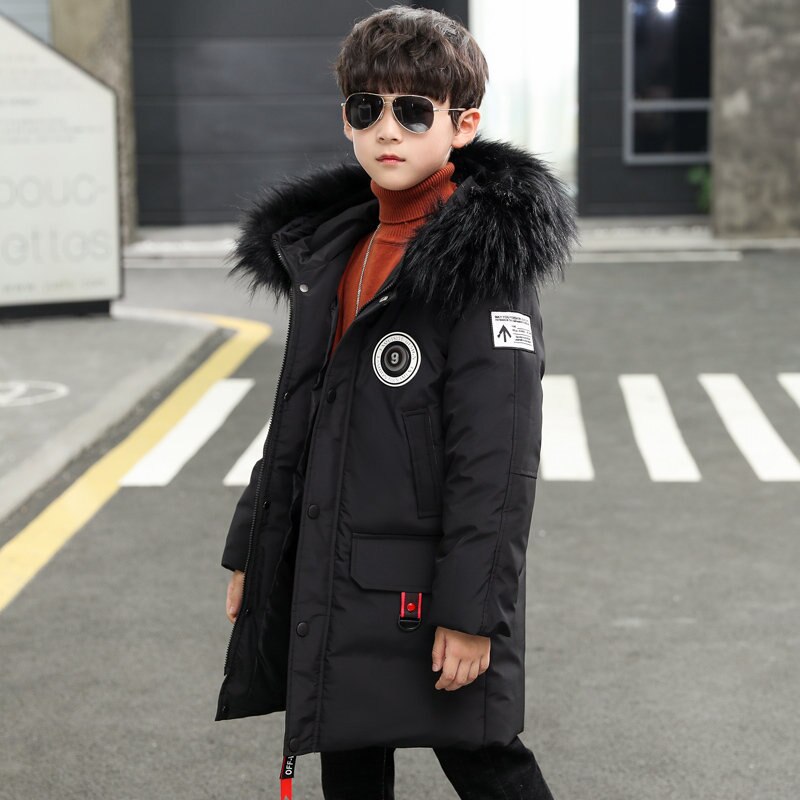 Veste d'hiver en coton de pour garçons, manteau – Grandado