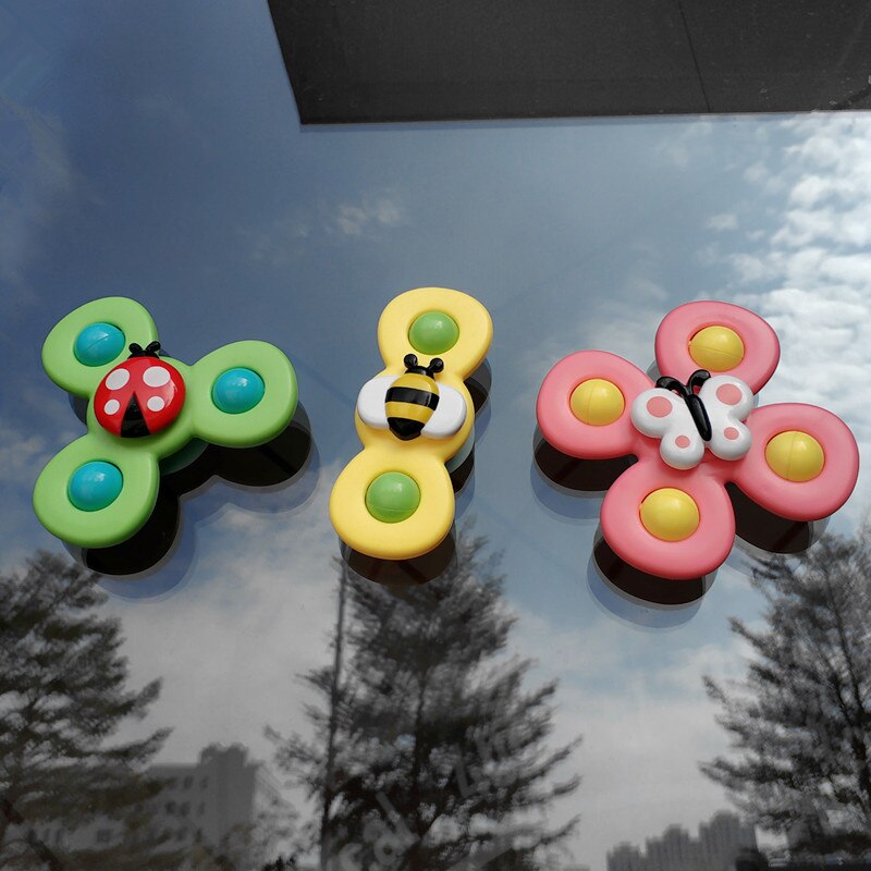 3 Stks/set Tol Baby Sucker Top Speelgoed Creatieve Bad Zwemmen Water Speelgoed Sucker Zuignap Leuk Spel Baby Bijtring kinderen Speelgoed