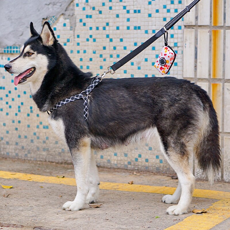K5DC Hond Kak Afvalzak Dispenser Afval Tas Met Houder Carrier Superlight Tassen Past Elke Hond Leash Voor Honden Lopen