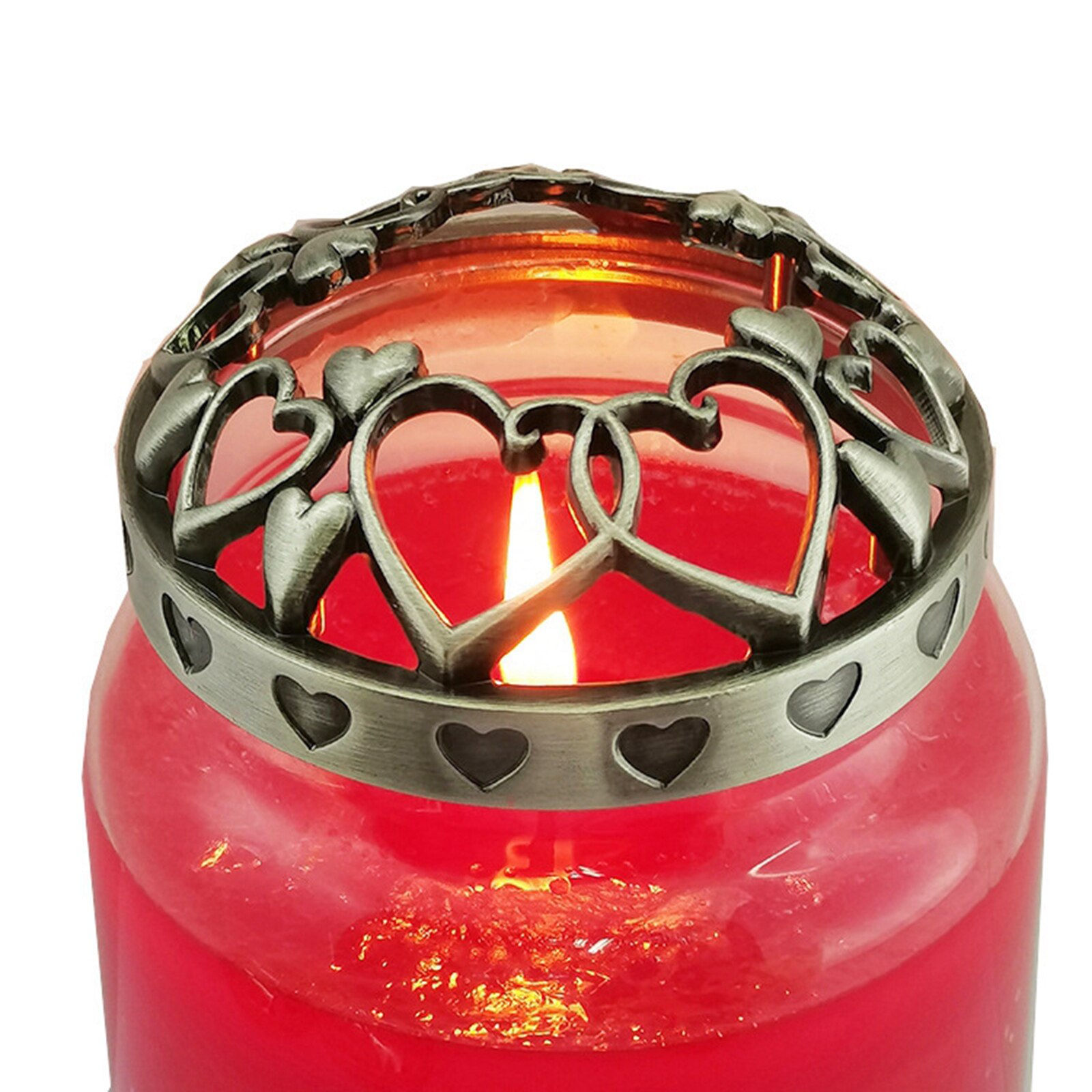 Jar Candle Topper - Candle Toppers to Burn Evenly Home Decor Accessories Candles Shades Sleeves Cover Top Lid: Style 2