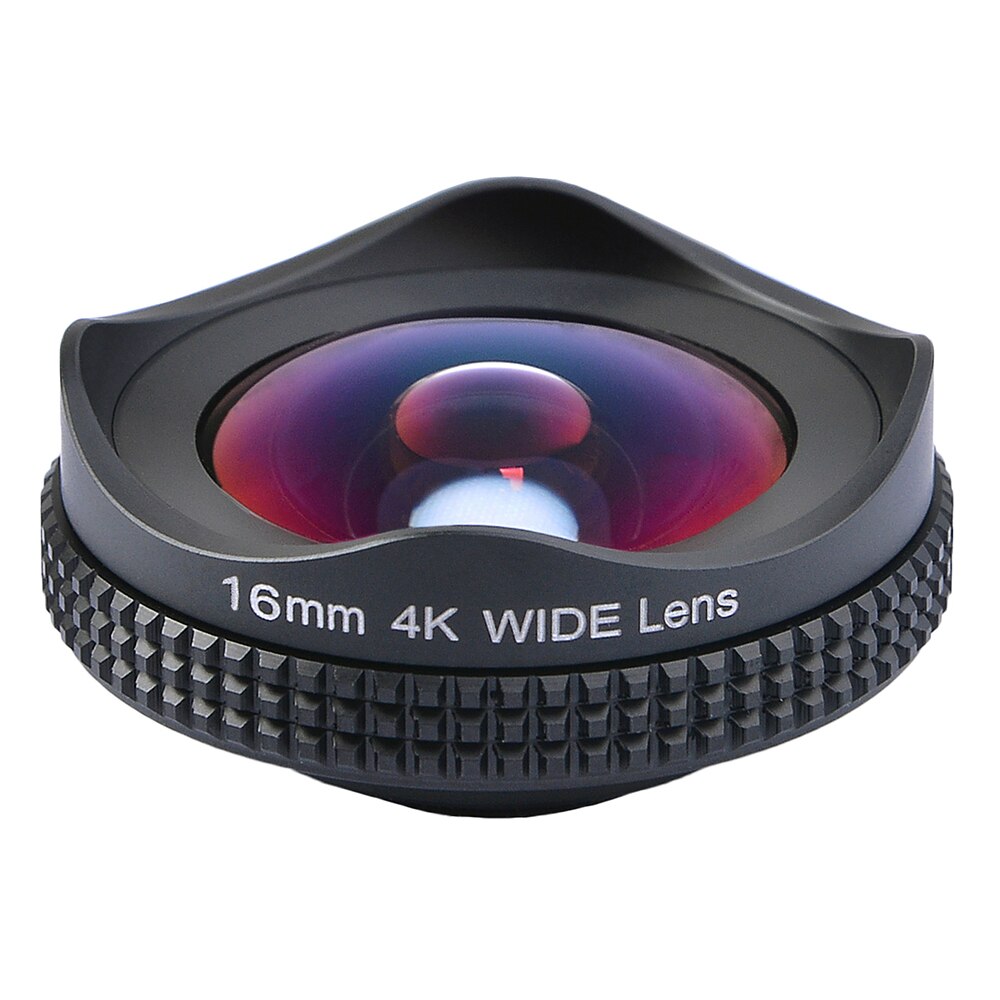 APEXEL-Kit de lentes de cámara Pro, 16mm, 4K, lente gran angular con filtro CPL, 2 en 1, HD, Clip Universal, para teléfono, iPhone, Xiaomi, Samsung