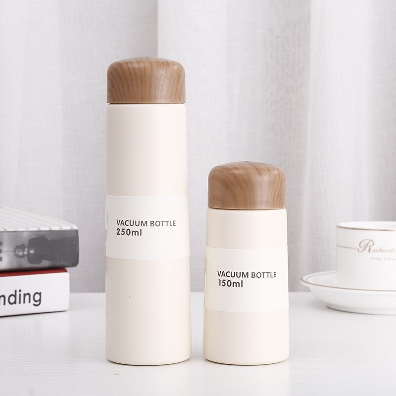 Super Mini 150 Ml En 250 Ml 304 Rvs Thermos Fles Water Draagbare Thermoskan In Pocket Met Thee zetgroep Thermos Cup: 150ml / WHITE