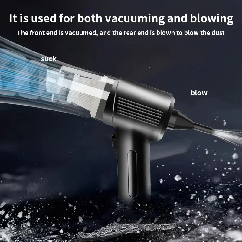 [Rechargeable Handheld Car Vacuum] Portable car vacuum cleaner rechargeable handheld car vacuum cleaner, wireless vacuum cleaner