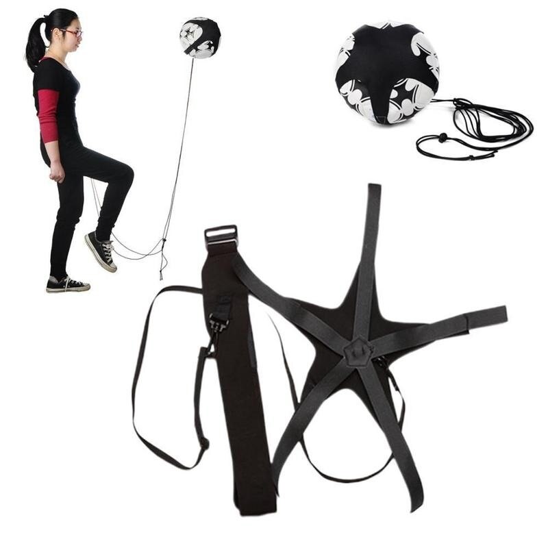 1pcs Football Bungee Soccer Ball Training Children Trainer Bungee Belt Extended Football Elastic Equipment Circling Auxilia J3S0