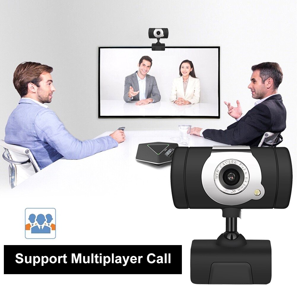 480p USB Webcam PC Camera Rotation With MIC For Skype Computer Video Call Web Cam Computer Camera USB Camera