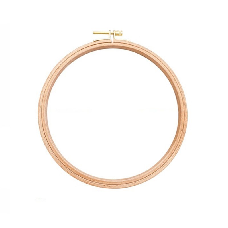 Embroidery Hoop Circle Round Oval Cross Stitch Hoops Traditional Quilting Ring Wooden Frame Art Craft DIY Sewing Tool