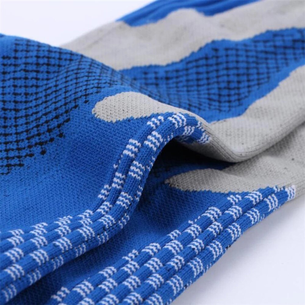 Meias sports elastic compression outdoor cycling male and female