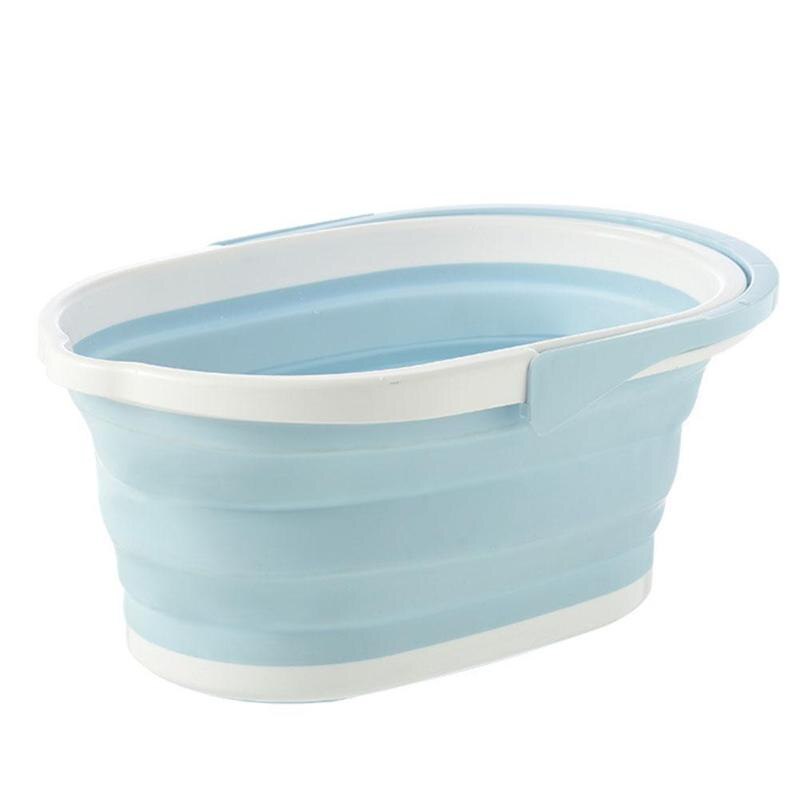 Pieghevole Mocio Secchio Portatile di Lavaggio di Plastica Bacino Pediluvio Pieghevole Da Cucina padella per La Casa Accessori per La Pulizia: B2