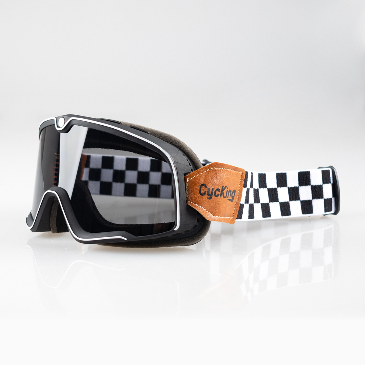 Fietsen Motorbril Vintage Helm Voorruit Off-Road Zonnebril Bril Universele Fietsbescherming: Clear