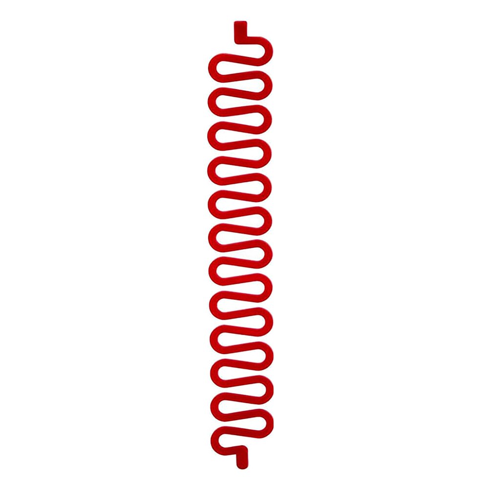 Haar vlechtroller plastic dame frans haar vlechtgereedschap haar twist vlechtapparaat diy accessoire salon vrouwen vlechtapparaat: Rood