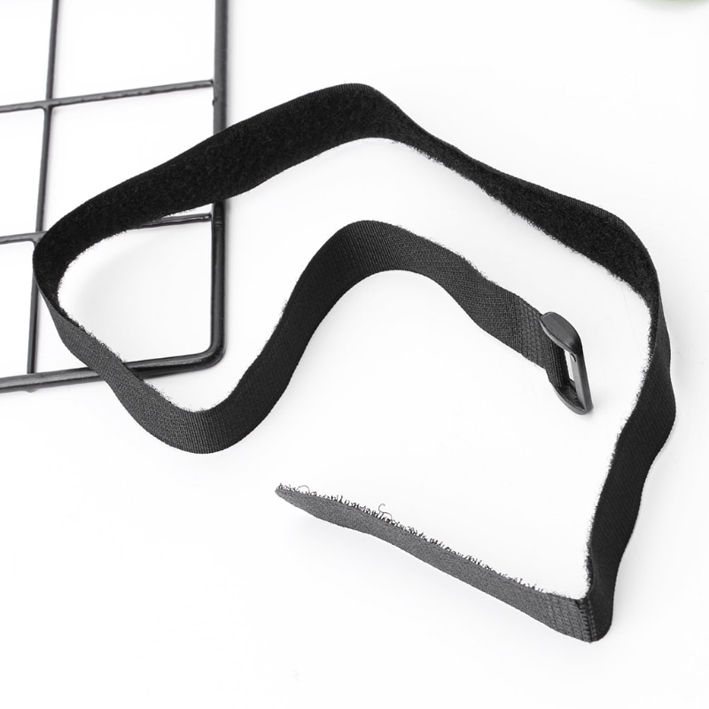 Cinturón de cuerda de nailon negro para equipaje de carga, correas de sujeción con Pegatina autoadhesiva para motocicleta, coche, bolsas de Camping al aire libre