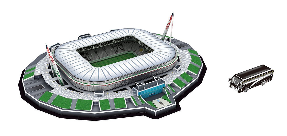 Puzzle classico fai da te Puzzle 3D stadio di calcio mondiale parco giochi di calcio europeo assemblato modello di edificio Puzzle giocattoli per bambini: 165