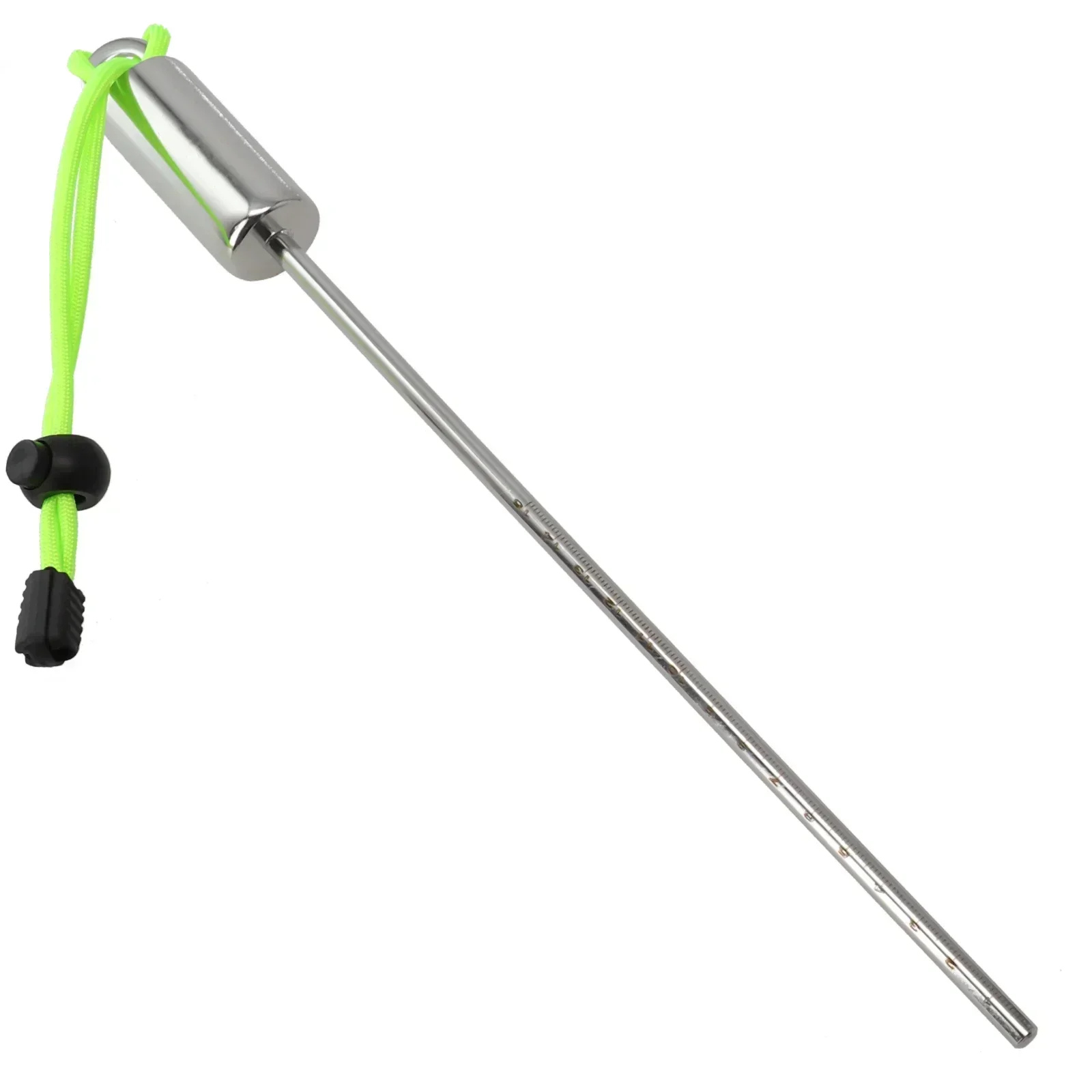 Duikrammelaar Ding Ding Stick roestvrijstalen onderwatersonde met handriemen Duikstok Pointer Rod Onderwaterschudder: green